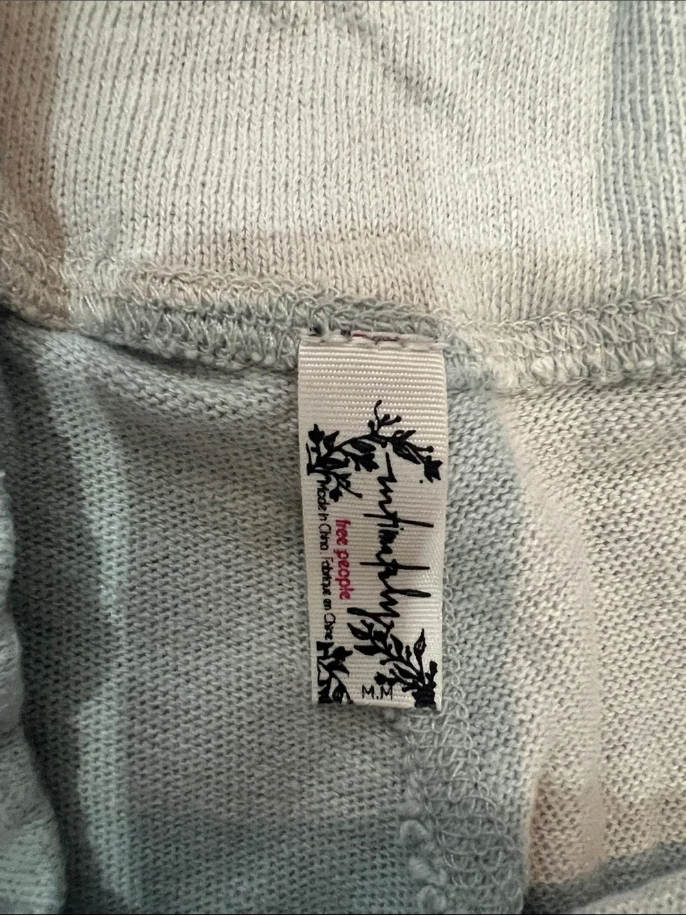 Free People intimately organic cotton pull on loose Pants in Sage/Mint M